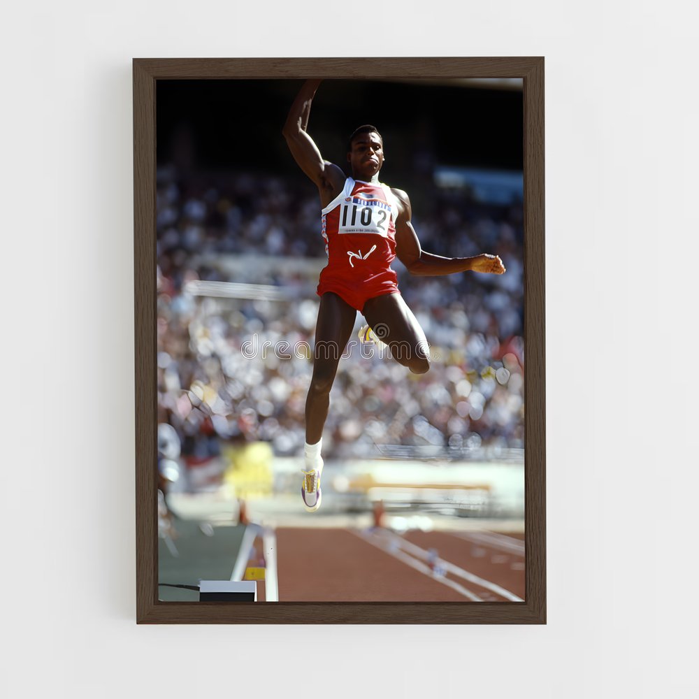 Poster L'Étoile Rouge et Blanche – affiche Athlétisme (vue 5)